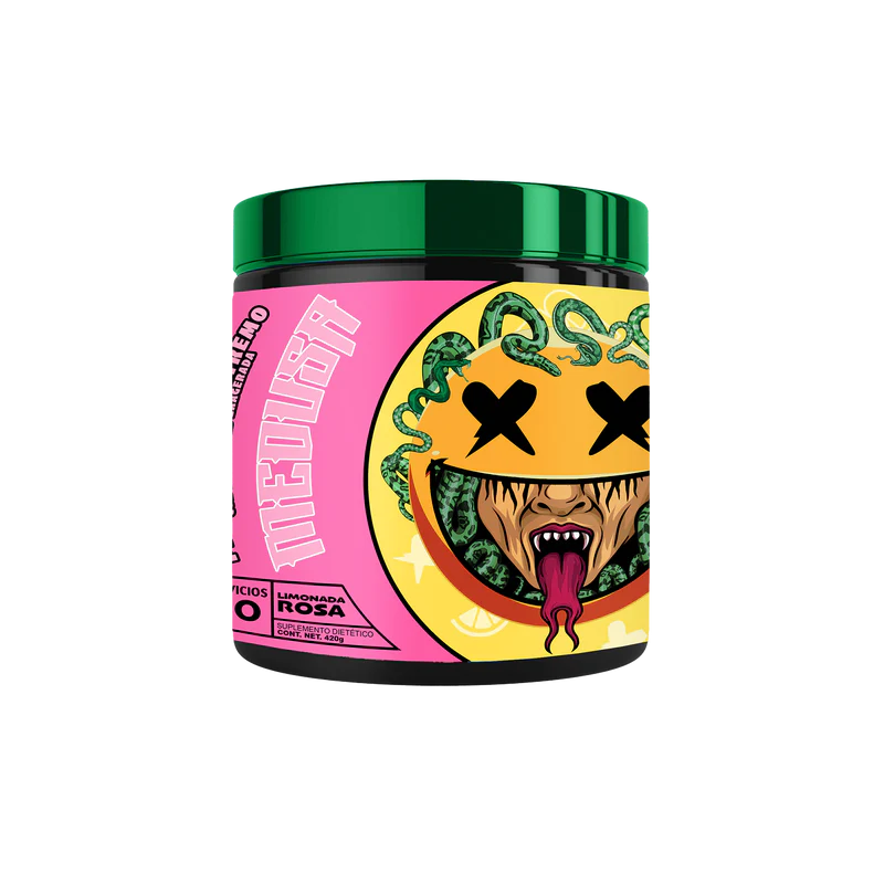PRE-ENTRENO MEDUSA 30 SERVICIOS SMILE LABZ CON INTENSIDAD EXAGERADA PREWORKOUT