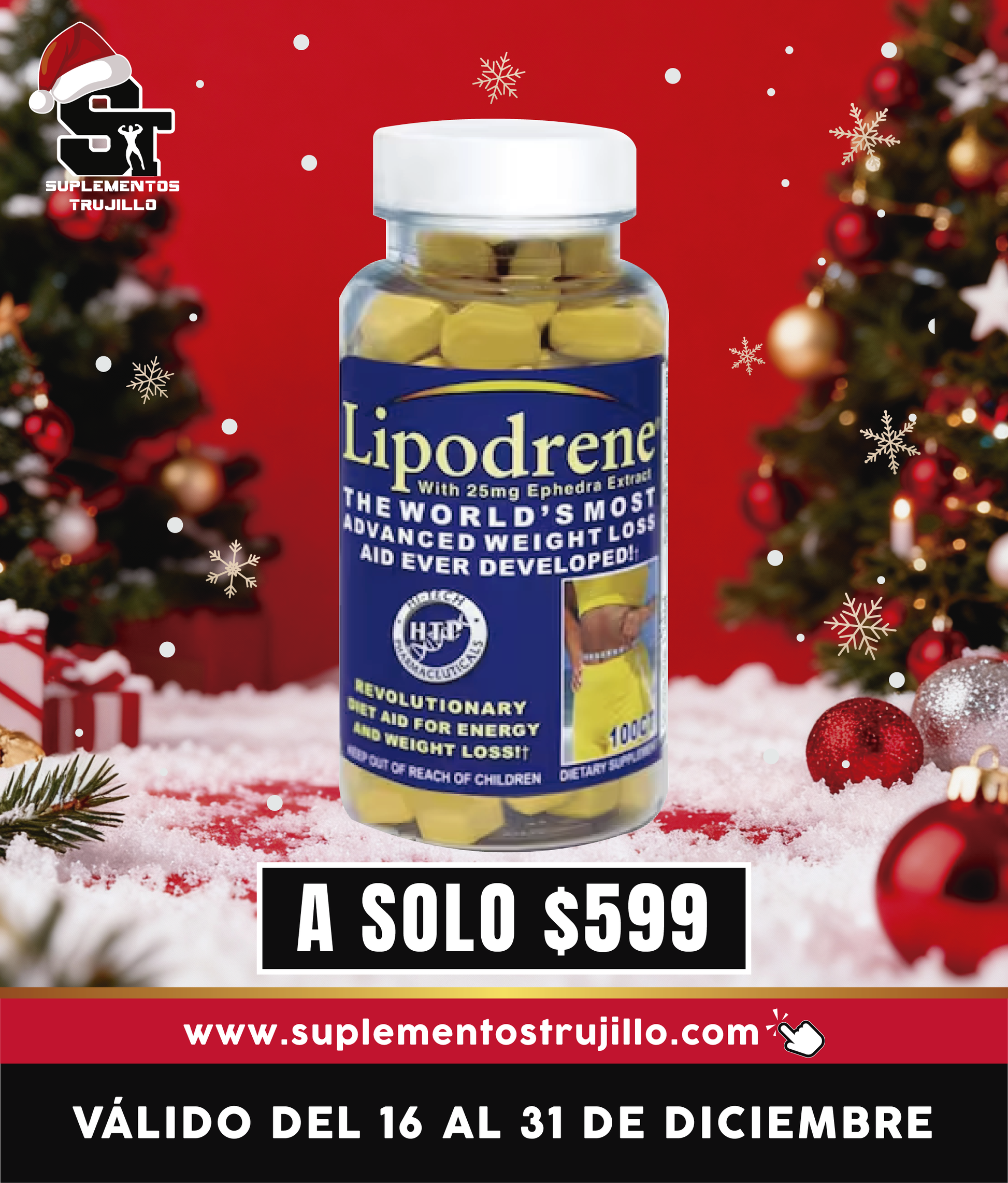 LIPODRENE AMARILLO 90 CÁPSULAS