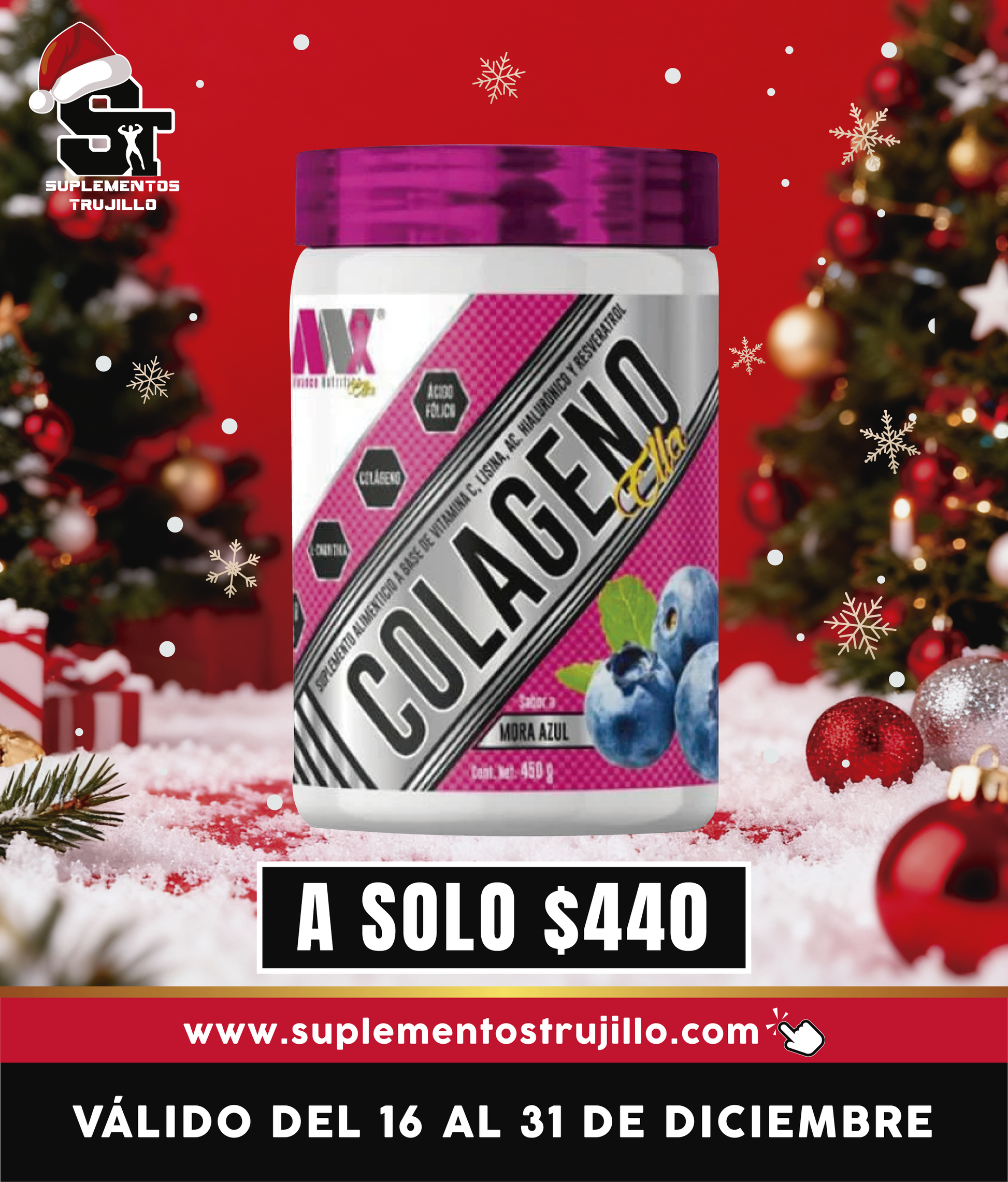 COLÁGENO ELLA 30 SERV ADVANCE NUTRITION