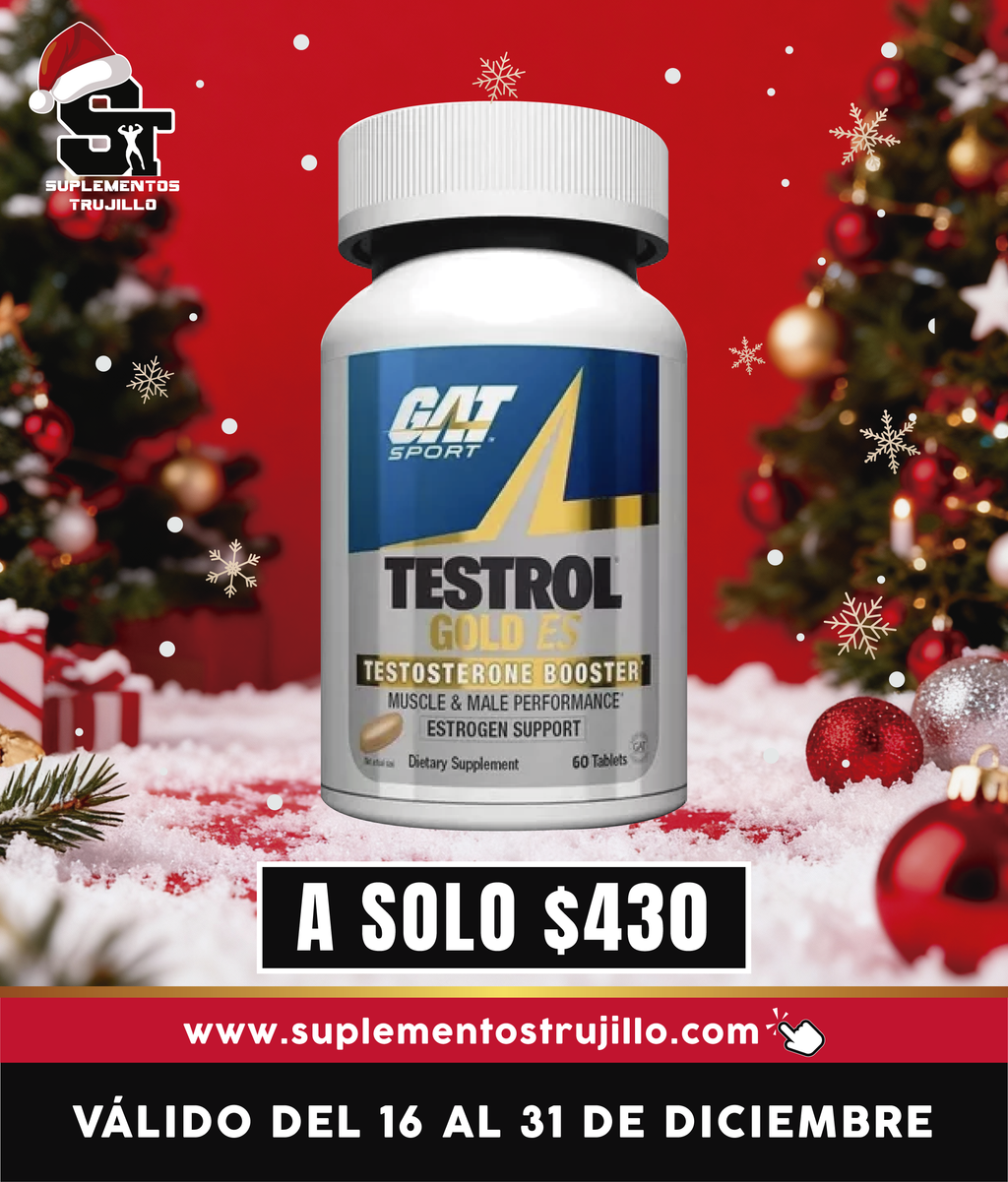 TESTROL GOLD GAT SPORT 60 TABLETAS PRECURSOR DE TESTOSTERONA