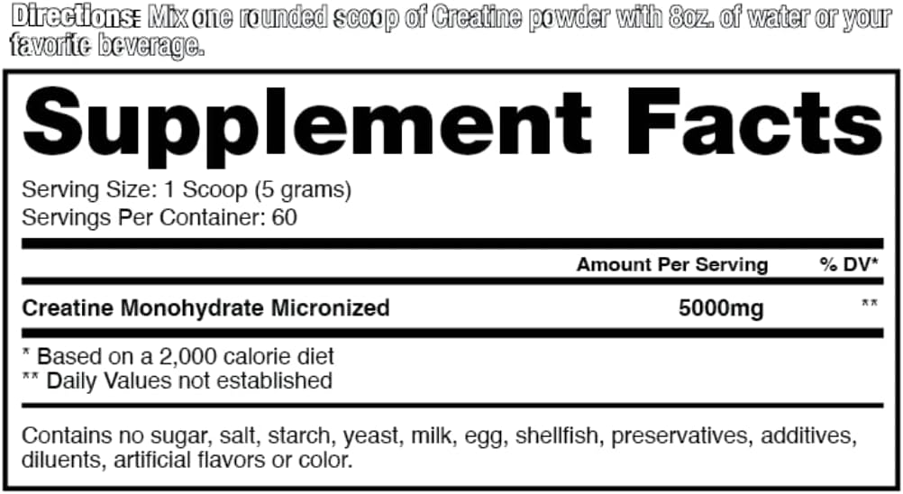 CREATINE MONOHYDRATE DRAGON PHARMA