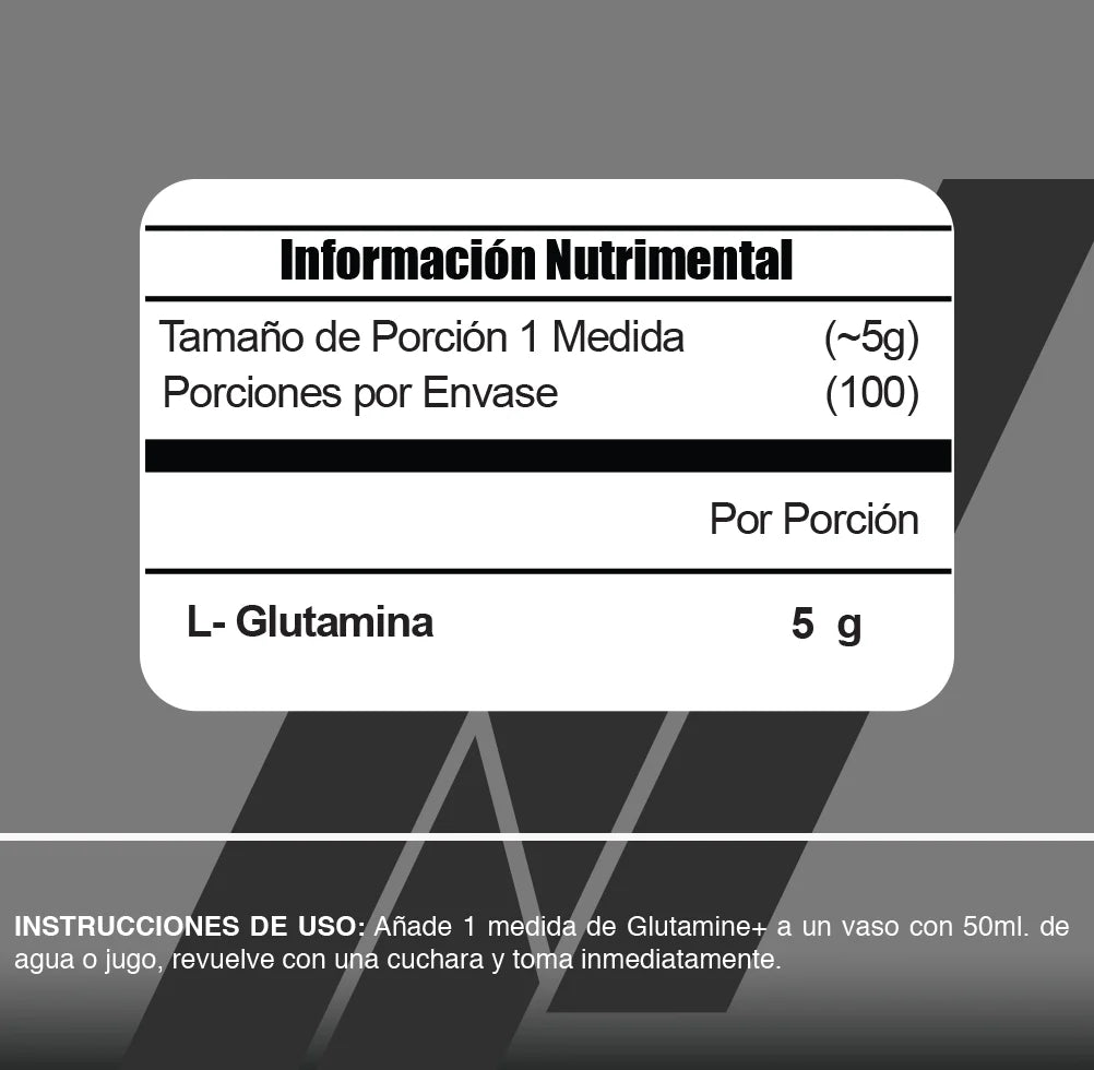GLUTAMINA + META NUTRITION 100 SERVICIOS