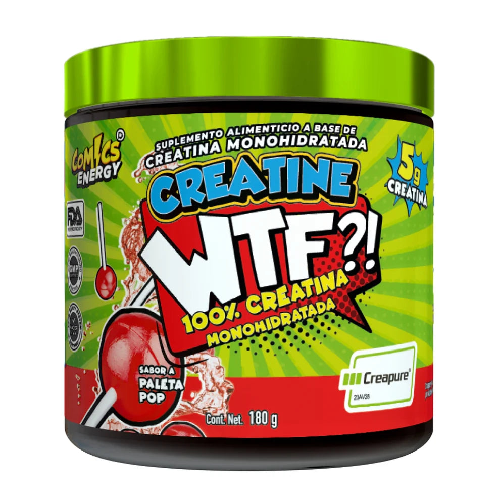 CREATINA CREAPURE WTF COMICS SABOR CEREZA 30 SERVICIOS