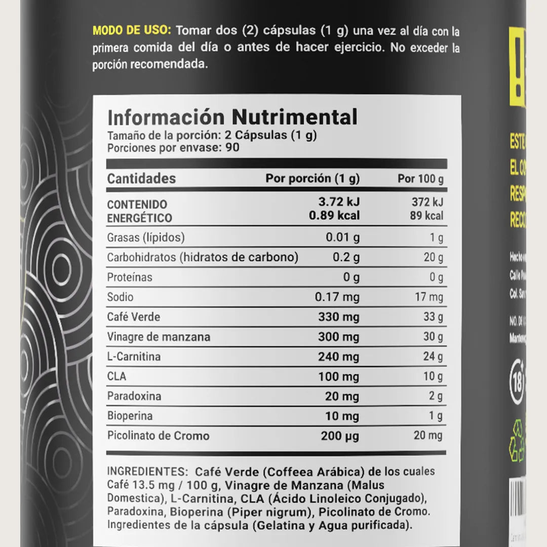 Carnitine Blend Fórmula a base de Carnitina 180 CÁPSULAS