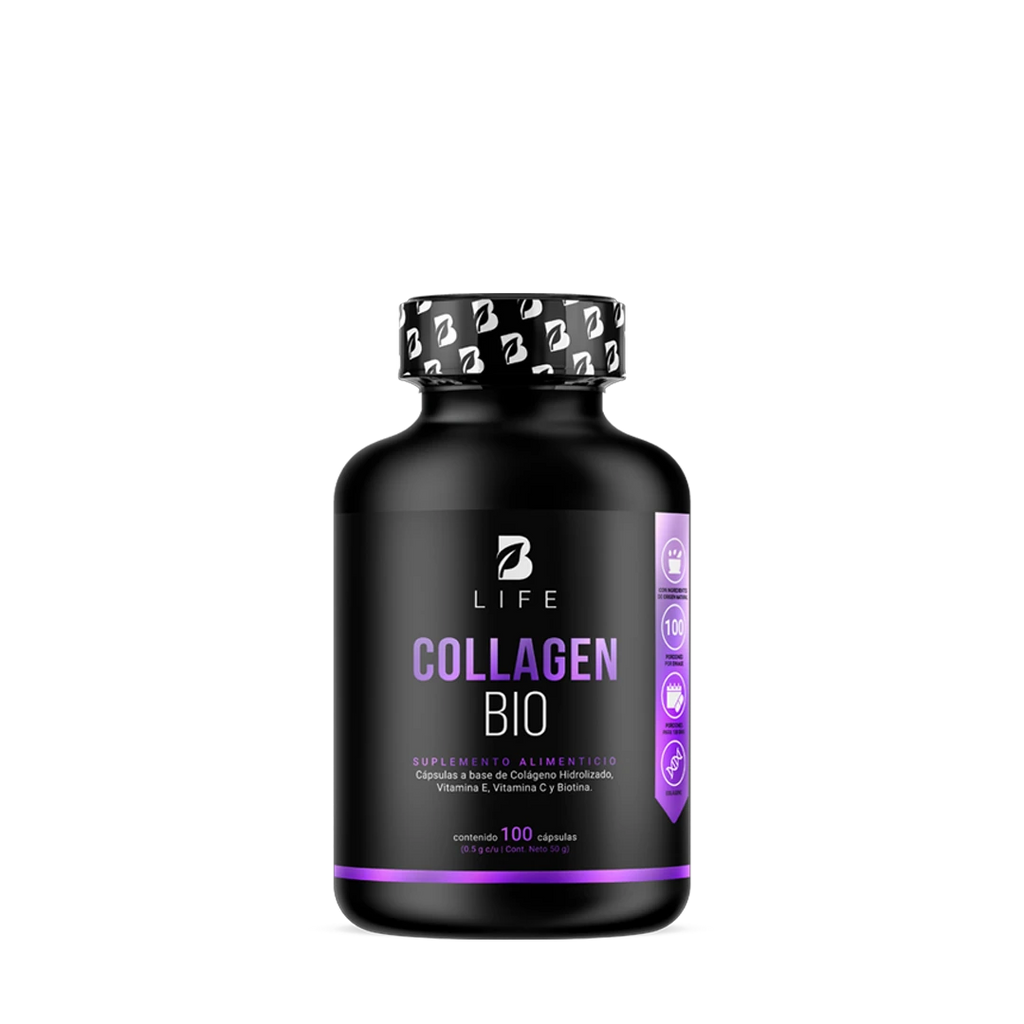 Collagen Bio Colágeno Hidrolizado + Biotina 100 CÁPSULAS