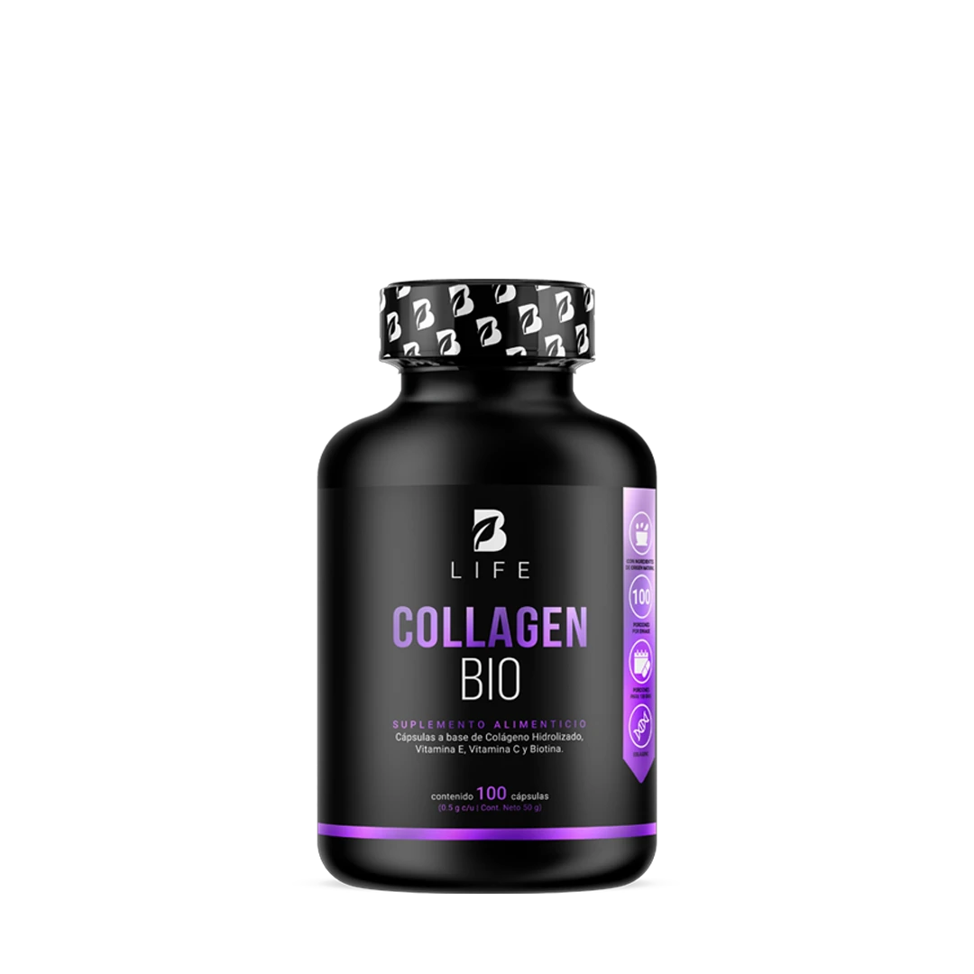 Collagen Bio Colágeno Hidrolizado + Biotina 100 CÁPSULAS