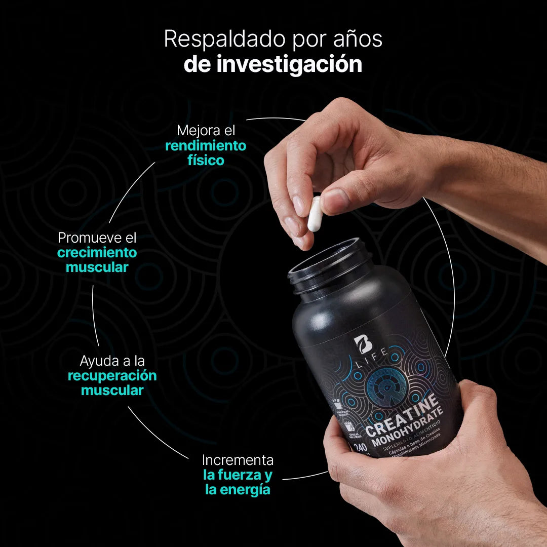 Creatina Monohidratada B LIFE 240 CÁPSULAS
