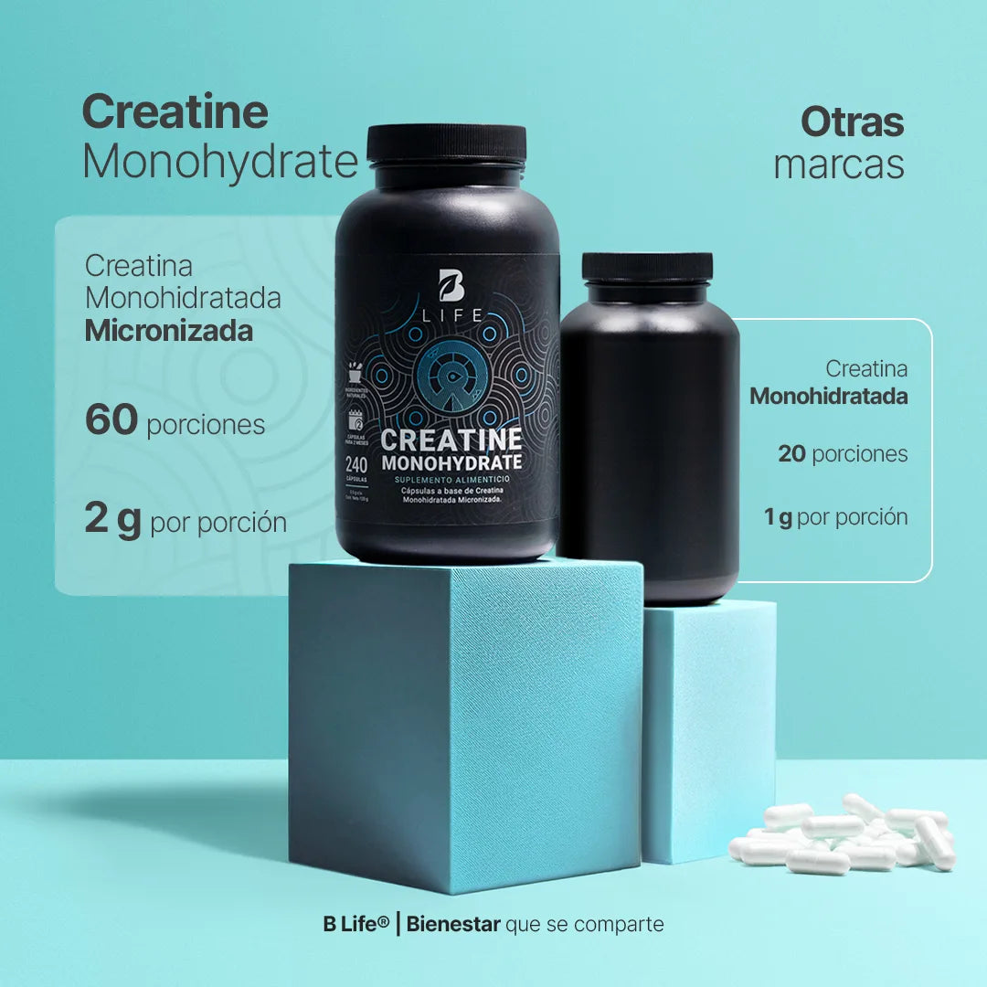 Creatina Monohidratada B LIFE 240 CÁPSULAS
