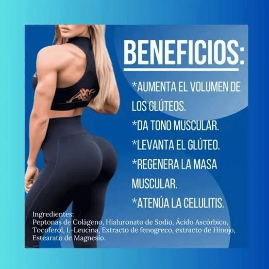 GLÚTEO PEPTONAS 90 CÁPSULAS
