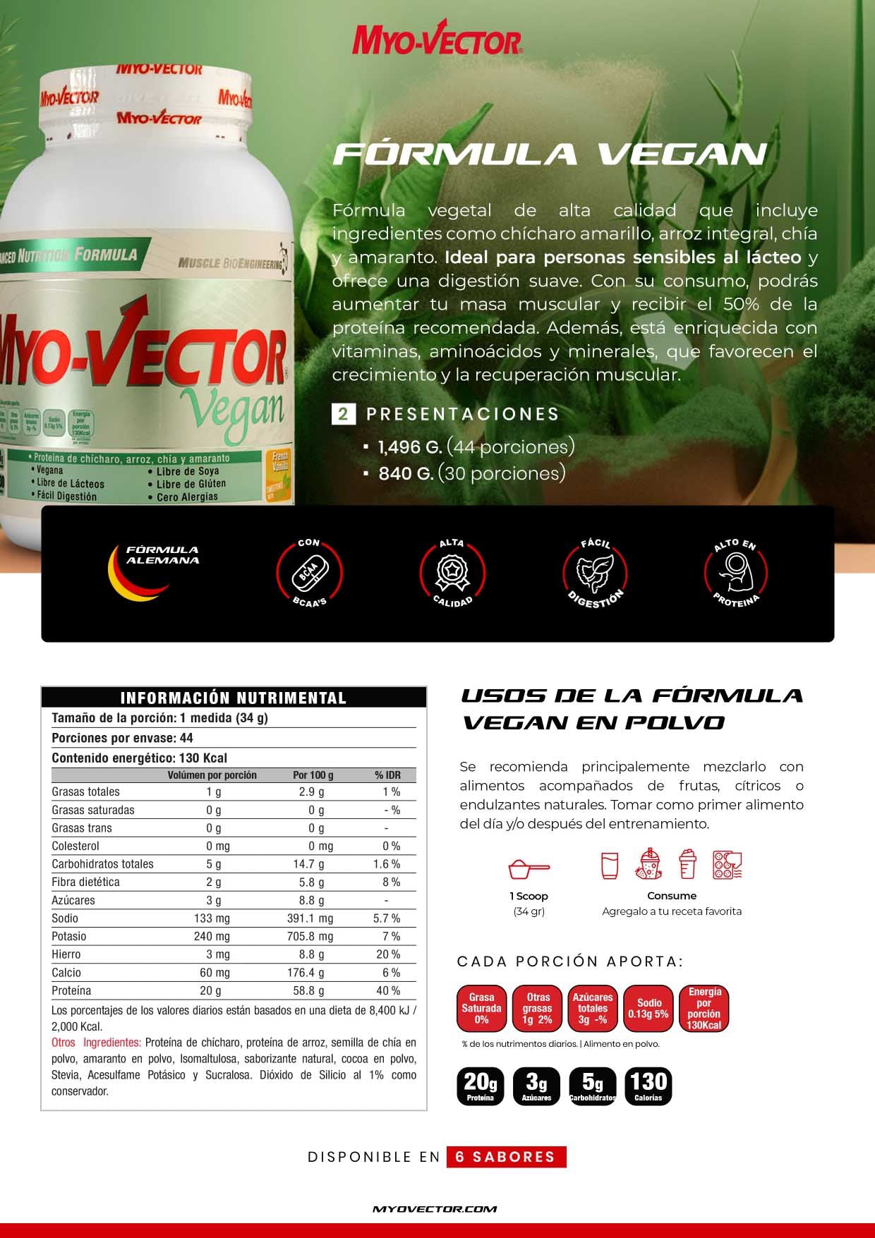 VEGAN 3 LB MYO VECTOR