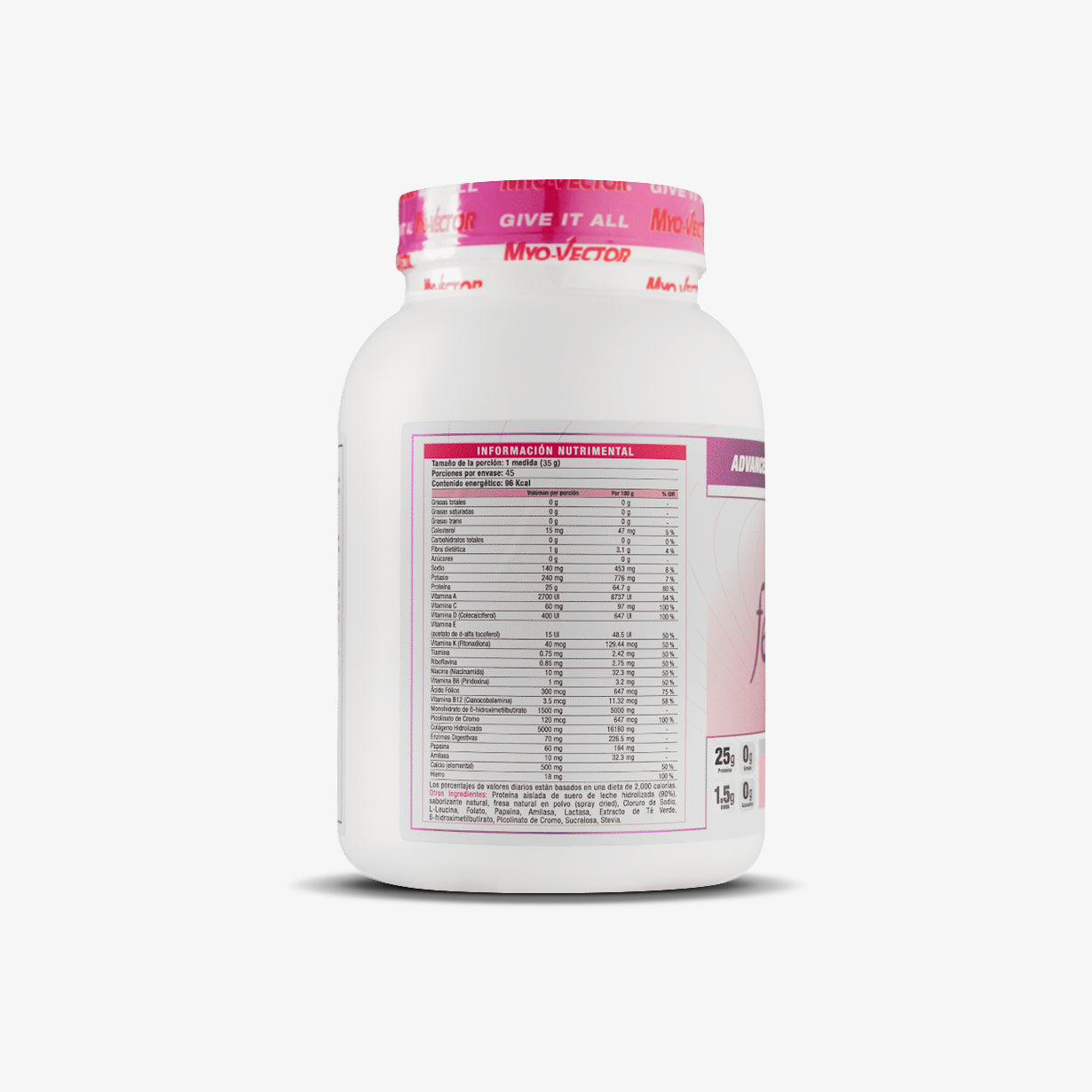 FEMME MYO VECTOR 3 LB Proteína Especializada para Mujeres