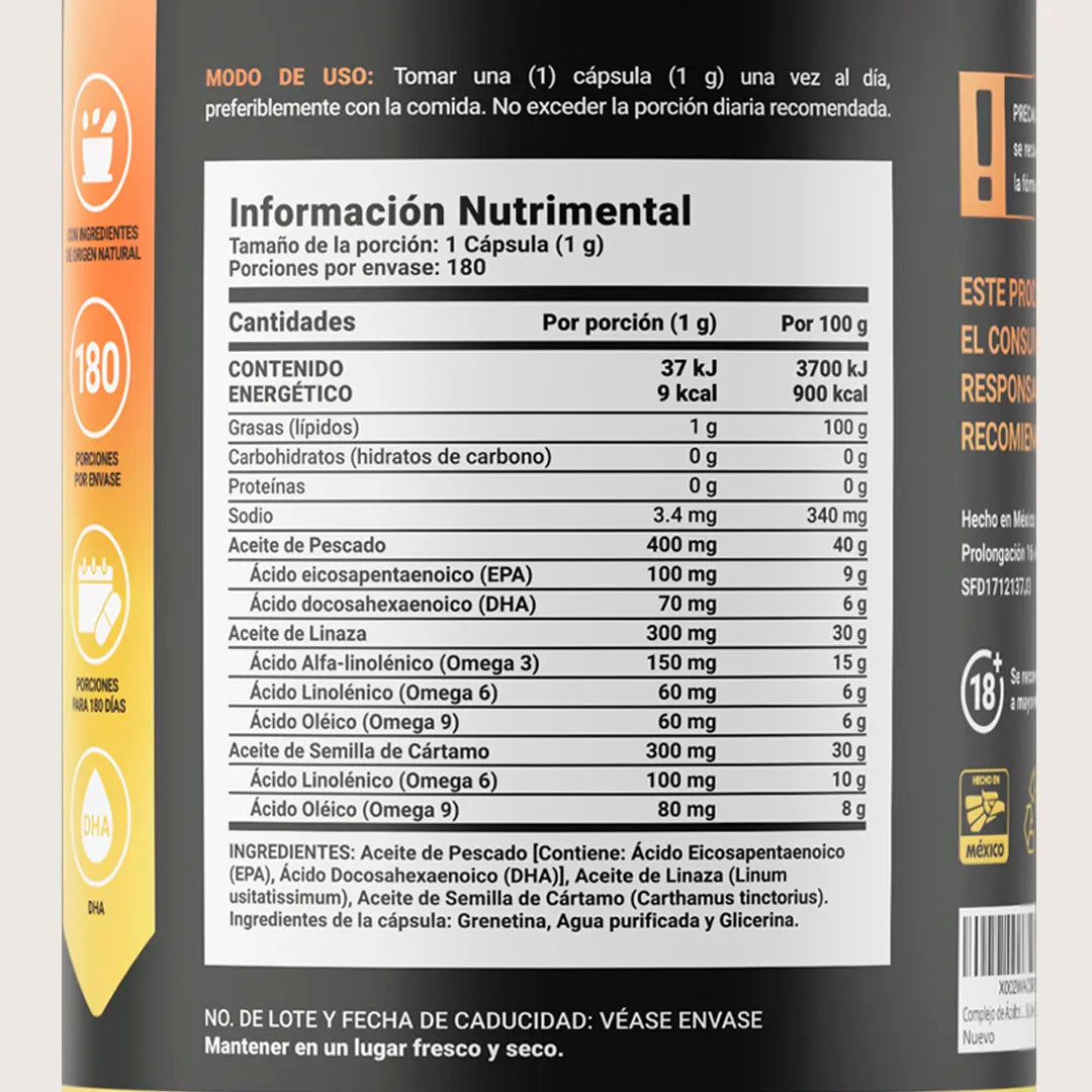 Omega 3-6-9 B LIFE 90 CÁPSULAS