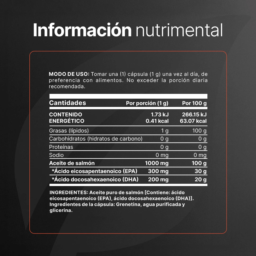 Omega 3 Salmon Oil 90 CÁPSULAS