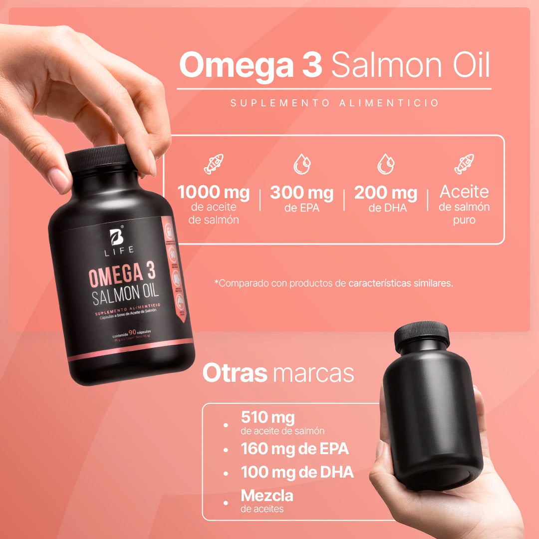 Omega 3 Salmon Oil 90 CÁPSULAS