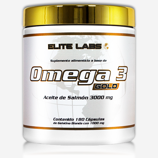 OMEGA 3 GOLD ELITE LABS 180 CÁPSULAS