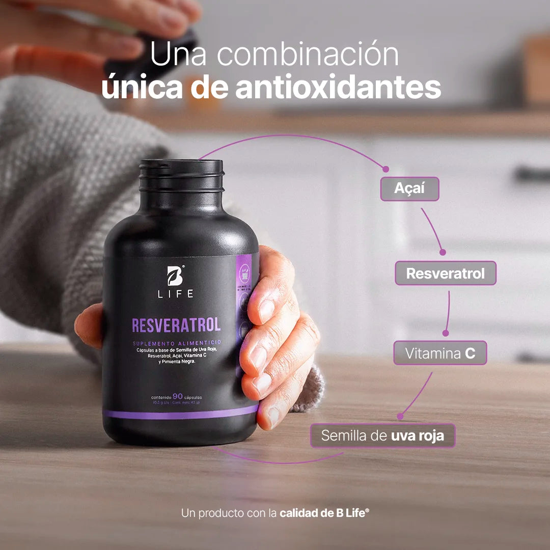 RESVERATROL B LIFE 90 CÁPSULAS